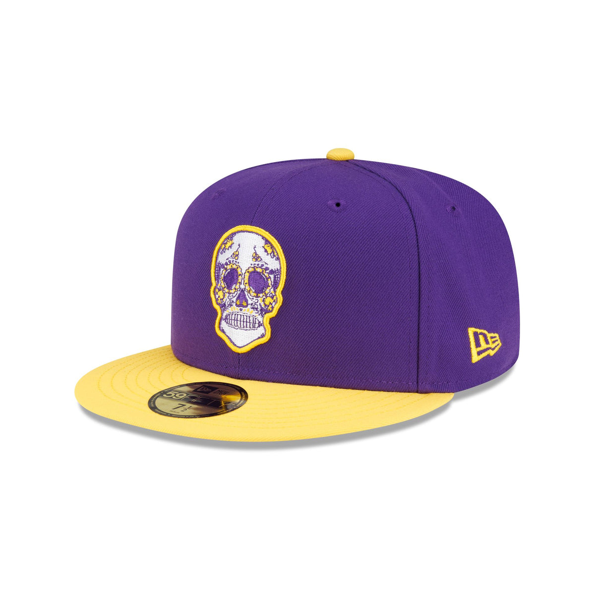 Los Angeles Lakers Sugar Skull 59FIFTY Fitted Hat