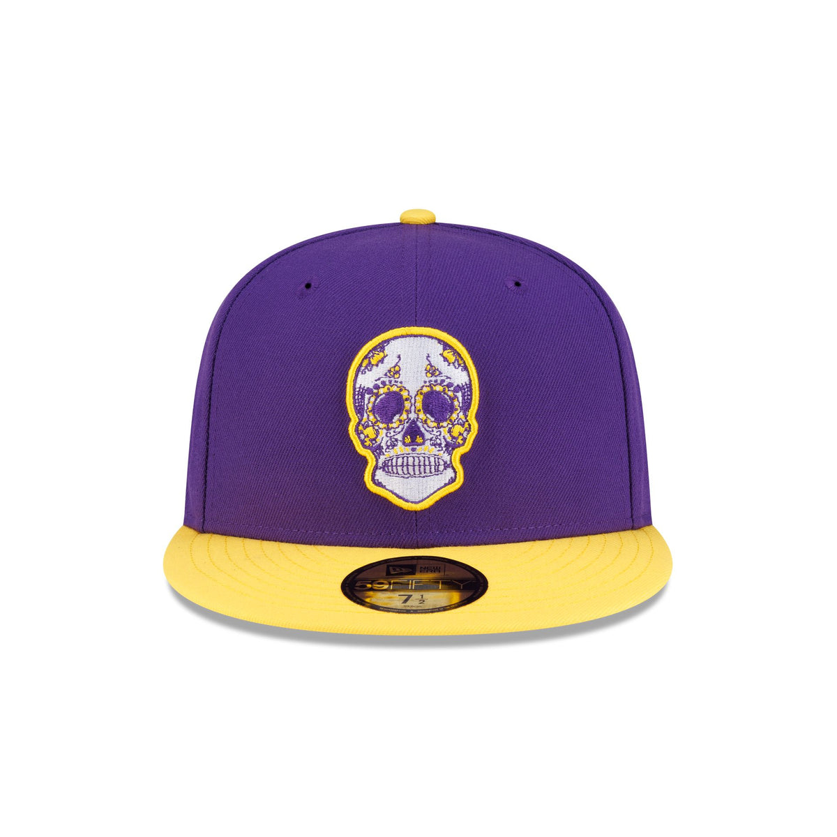 Los Angeles Lakers Sugar Skull 59FIFTY Fitted Hat