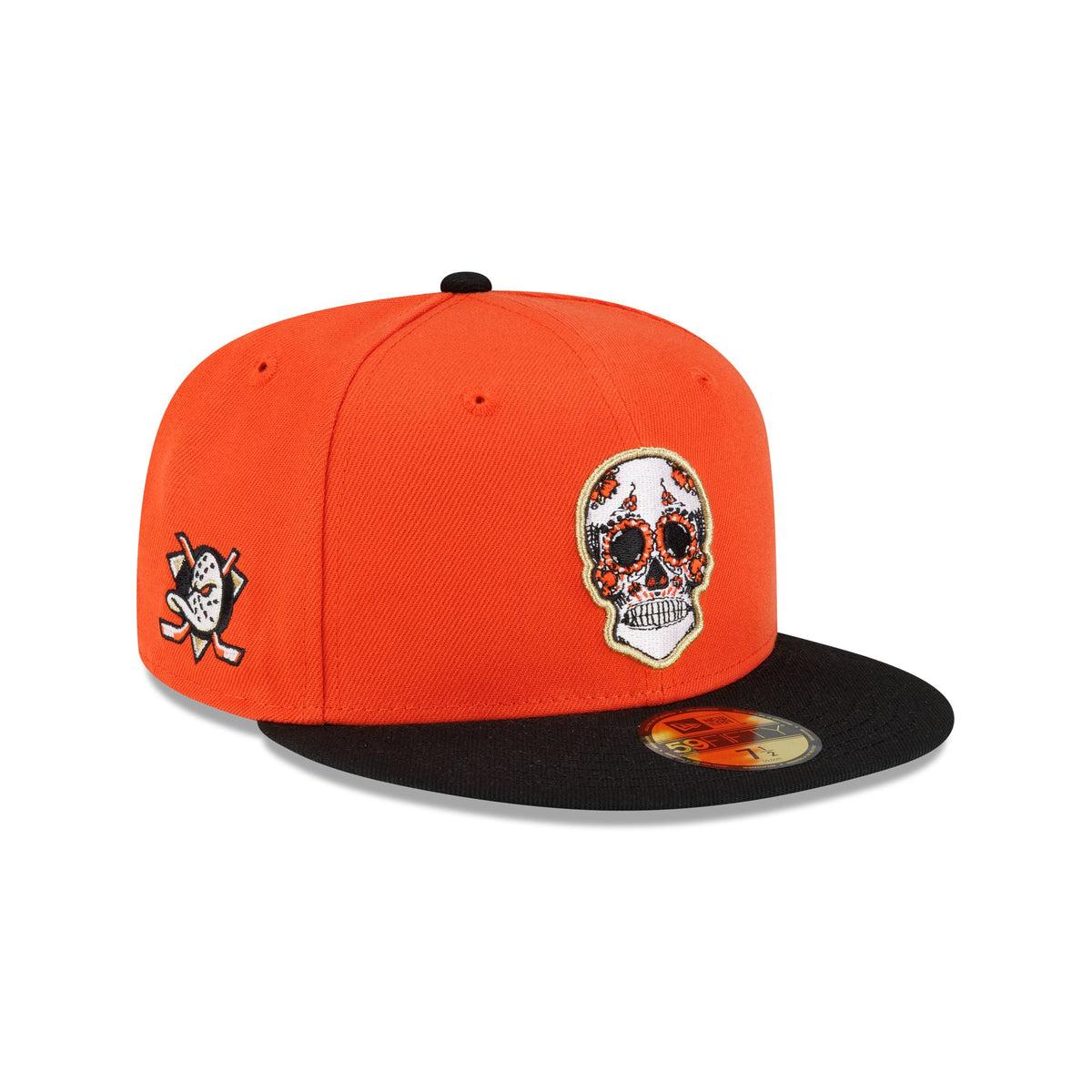 Anaheim Ducks Sugar Skull 59FIFTY Fitted Hat