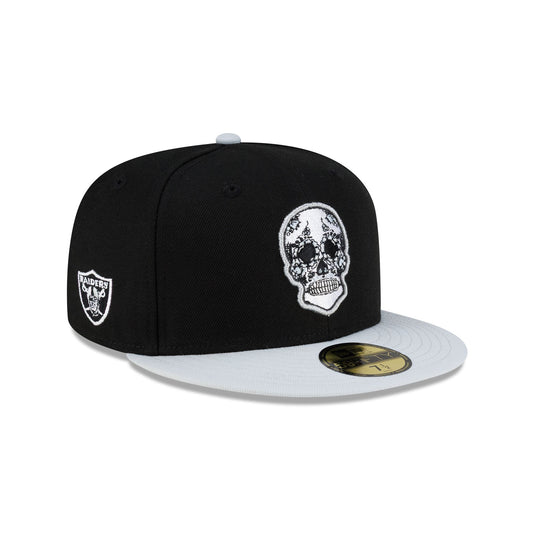 Las Vegas Raiders Sugar Skull 59FIFTY Fitted Hat
