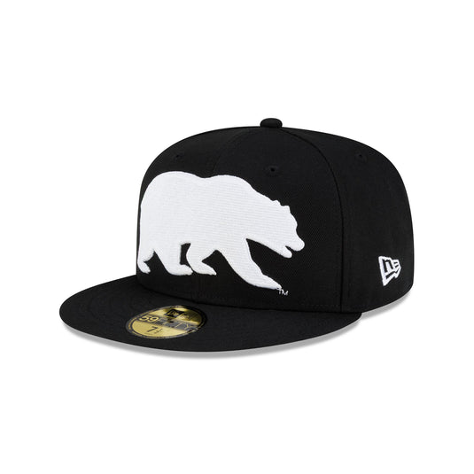 California Golden Bears White Bear 59FIFTY Fitted Hat