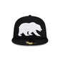California Golden Bears White Bear 59FIFTY Fitted Hat