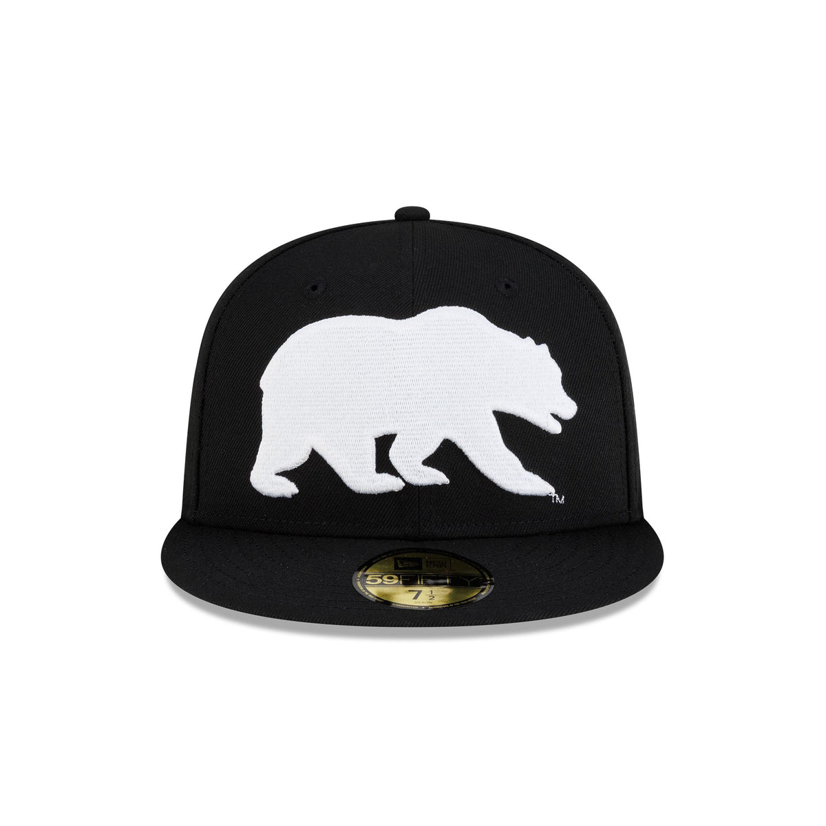 California Golden Bears White Bear 59FIFTY Fitted Hat