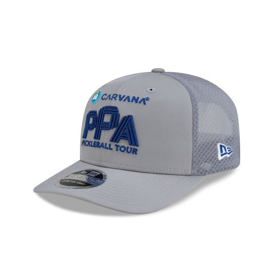 Professional Pickleball Association Carvana Pickleball Tour Gray 9SEVENTY Stretch-Snap Hat