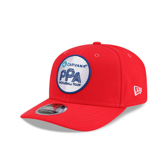 Professional Pickleball Association Carvana Pickleball Tour Red 9SEVENTY Stretch-Snap Hat