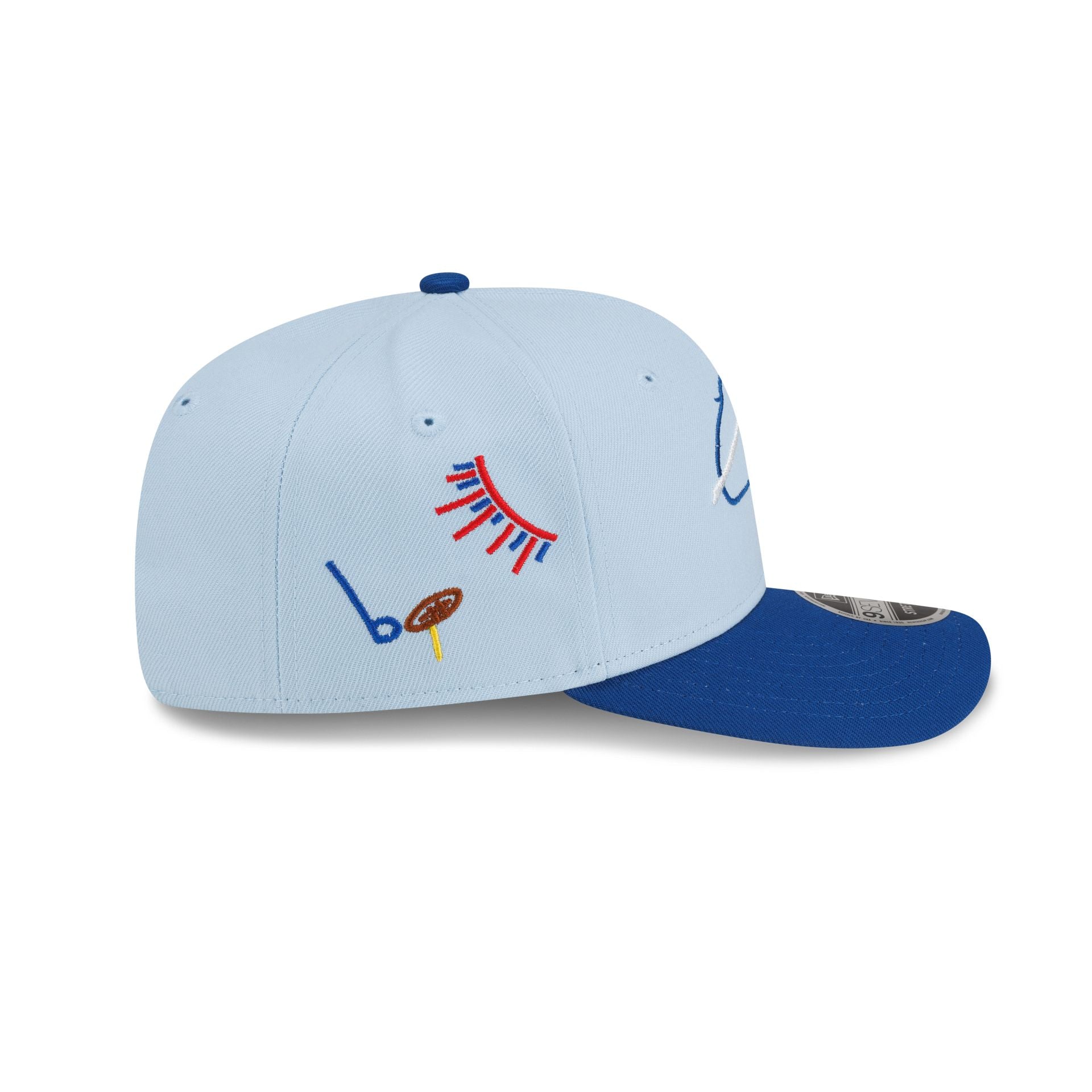 Buffalo Bills Billustration by Grace 9SEVENTY Stretch-Snap Hat