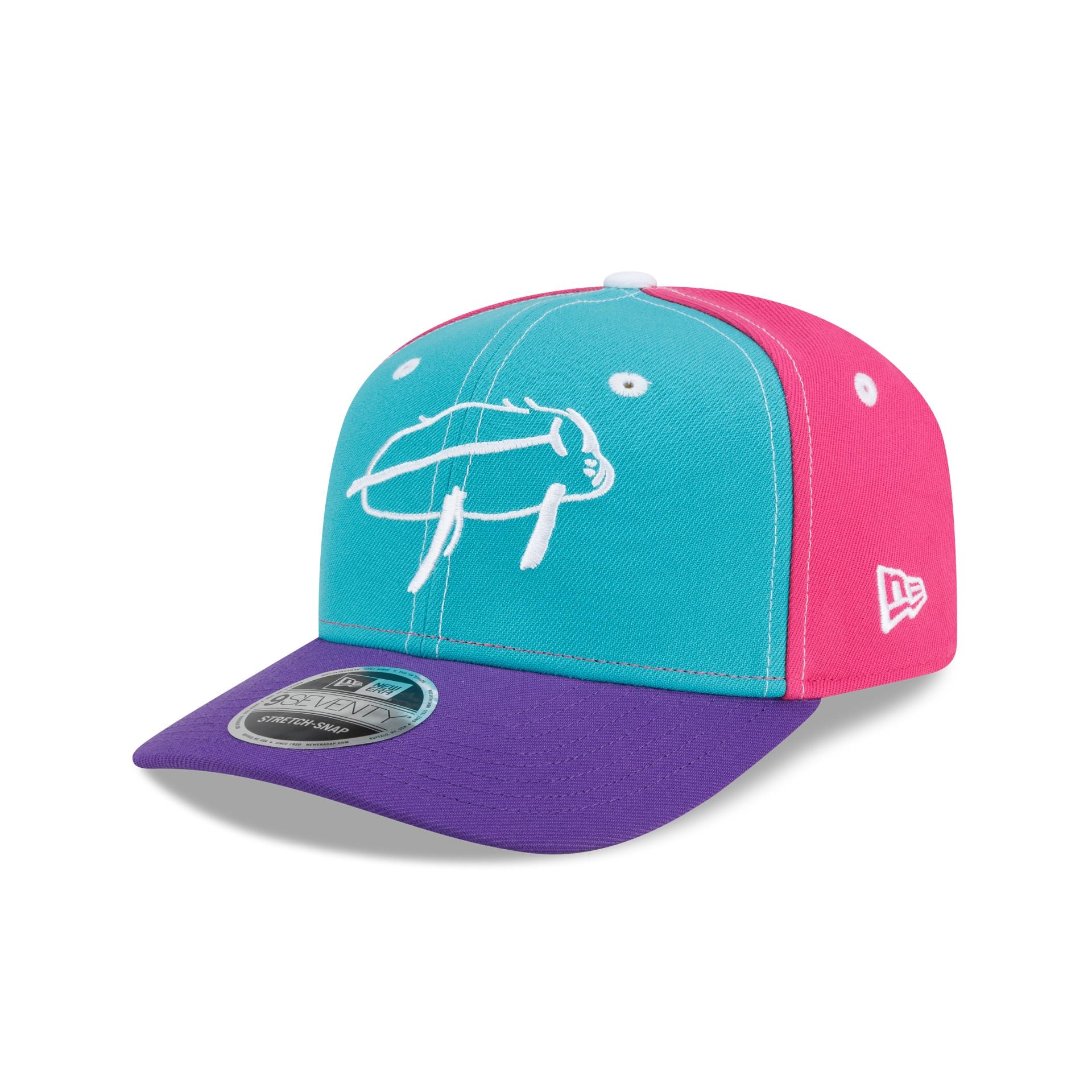 Buffalo Bills Billustration by Charlotte 9SEVENTY Stretch-Snap Hat