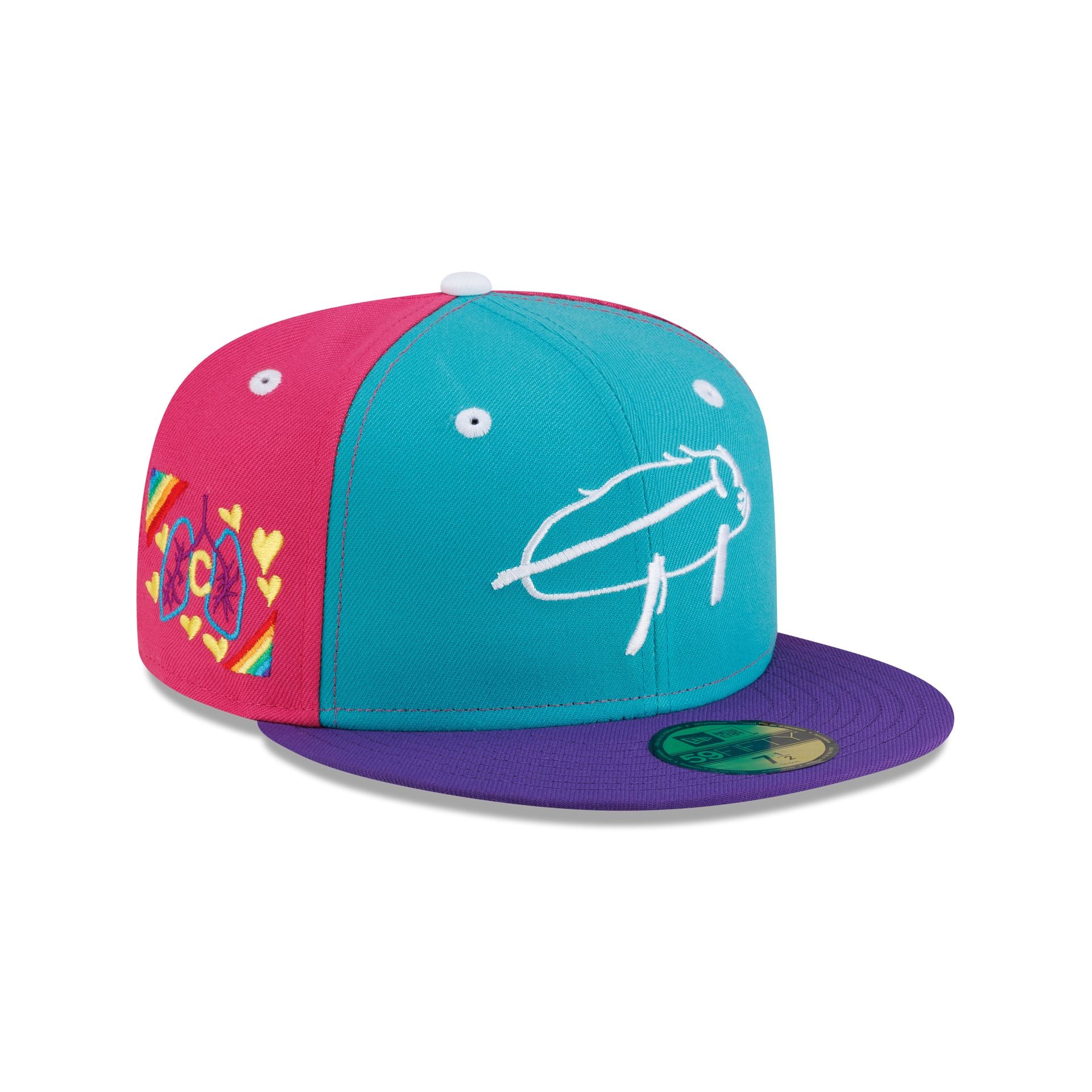 Buffalo Bills Billustration by Charlotte 59FIFTY Fitted Hat