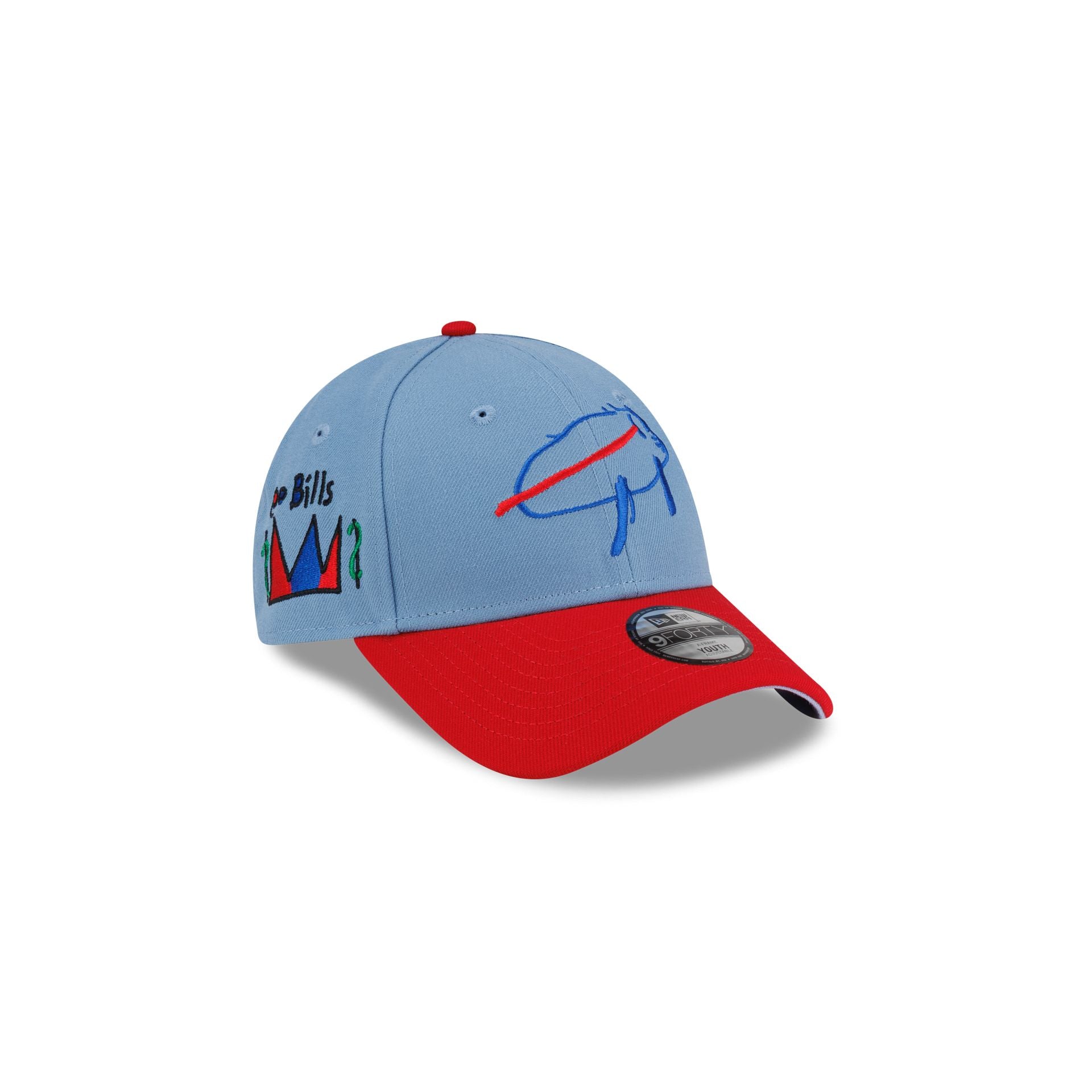 Buffalo Bills Billustration by Avery and Amar'e Kids 9FORTY Snapback Hat