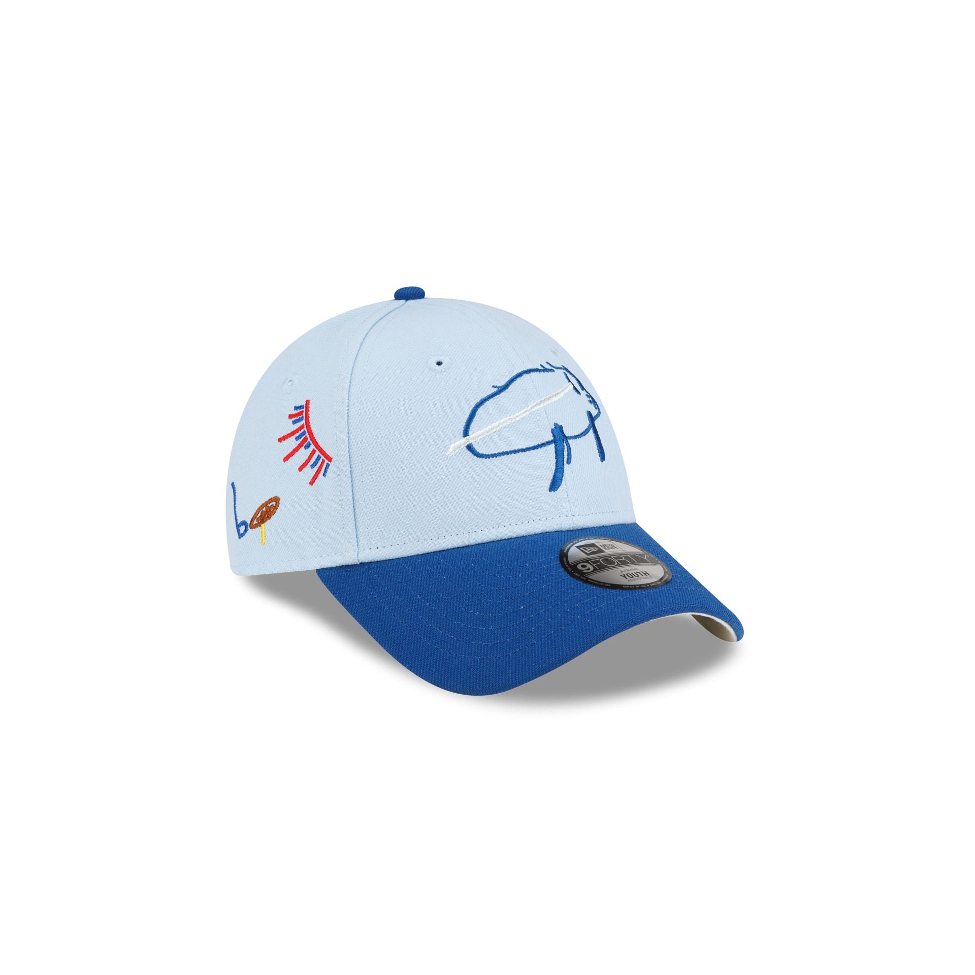 Buffalo Bills Billustration by Grace Kids 9FORTY Snapback Hat
