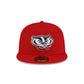 Wisconsin Badgers Mascot Red 59FIFTY Fitted Hat
