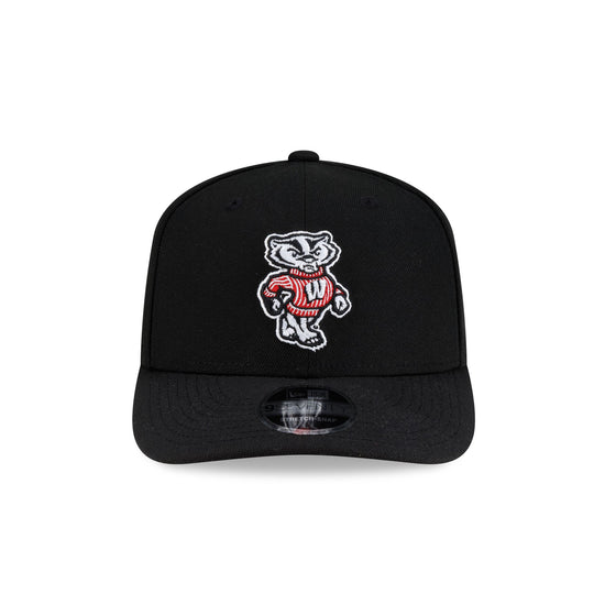 Wisconsin Badgers Mascot Black 9SEVENTY Stretch-Snap Hat – New Era Cap