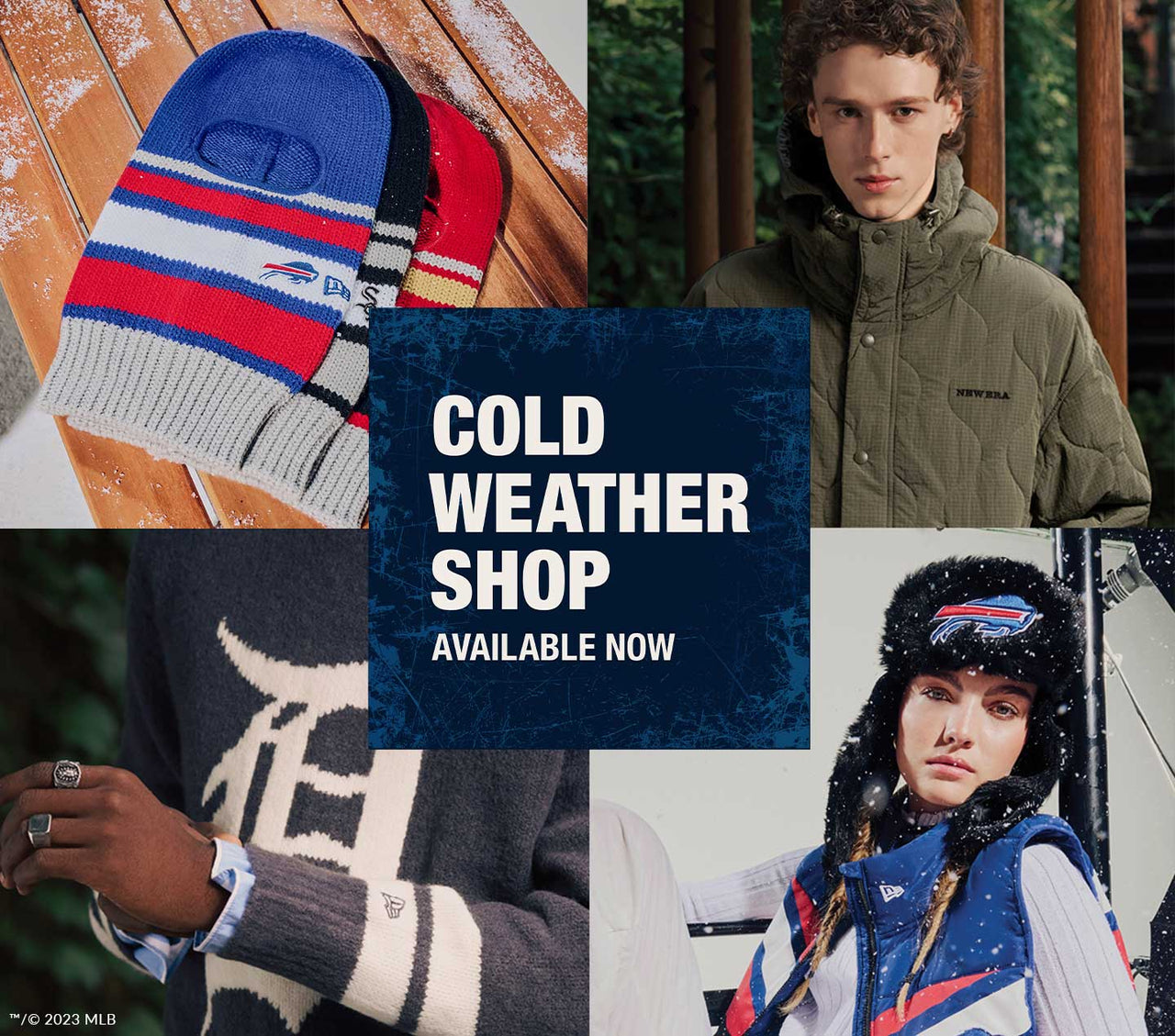 Shop headwear and apparel from the Cold Weather Shop