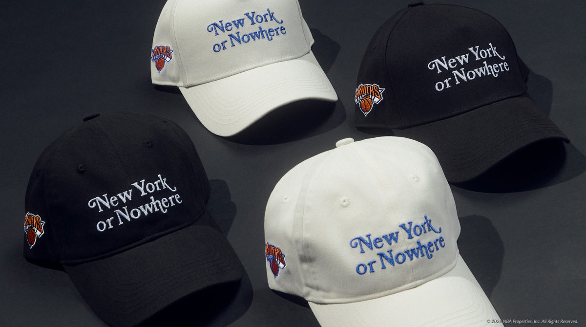 Shop New York or Nowhere x New York Knicks headwear