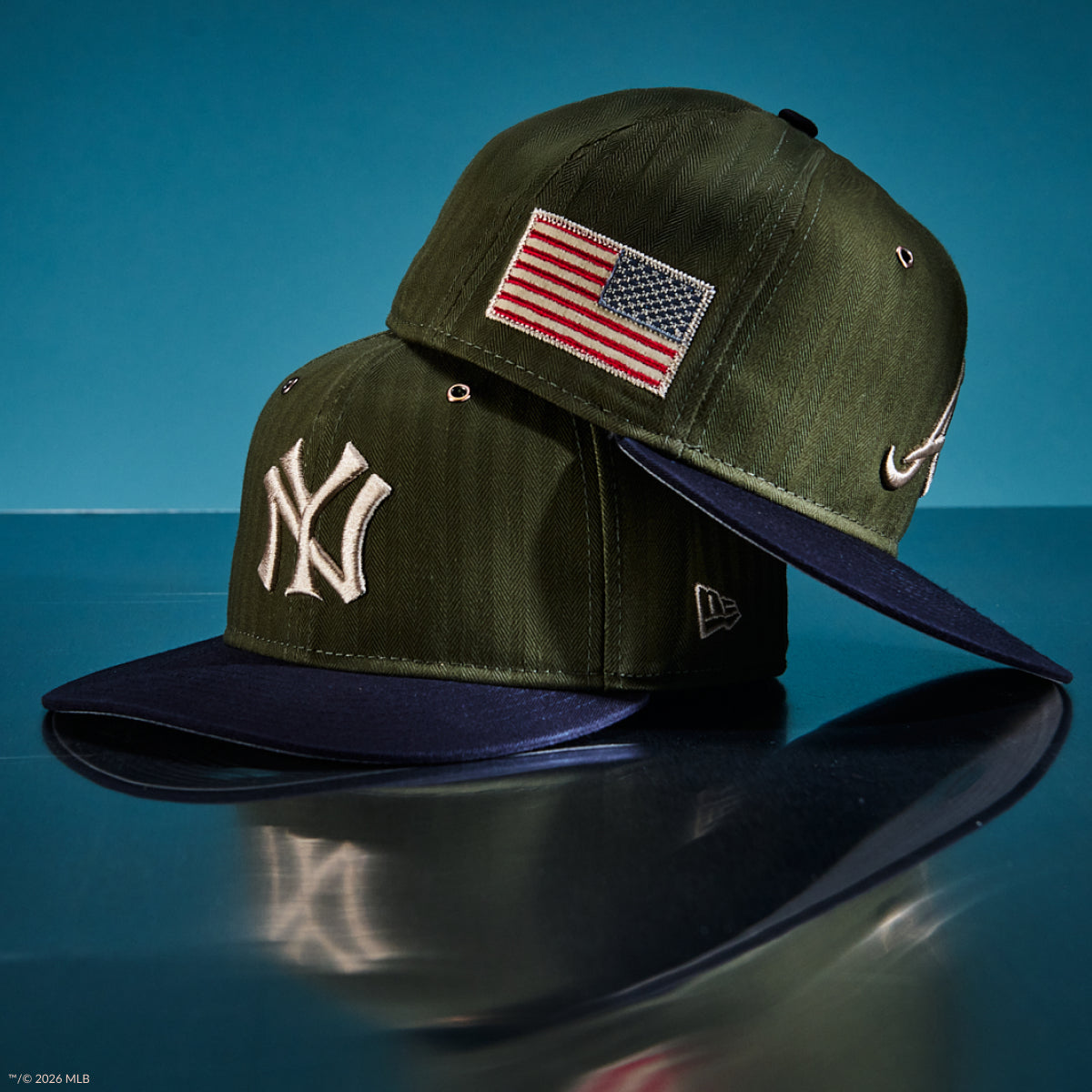 帽子 BRAHMAN NEW ERA 9THIRTY New Era Navy Atlanta Braves 2026 Spring Training M-Crown 39THIRTY