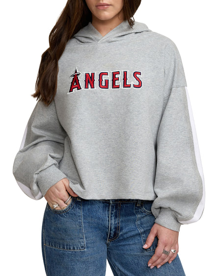 Los Angeles Angels Gray Logo Select Women's Hoodie
