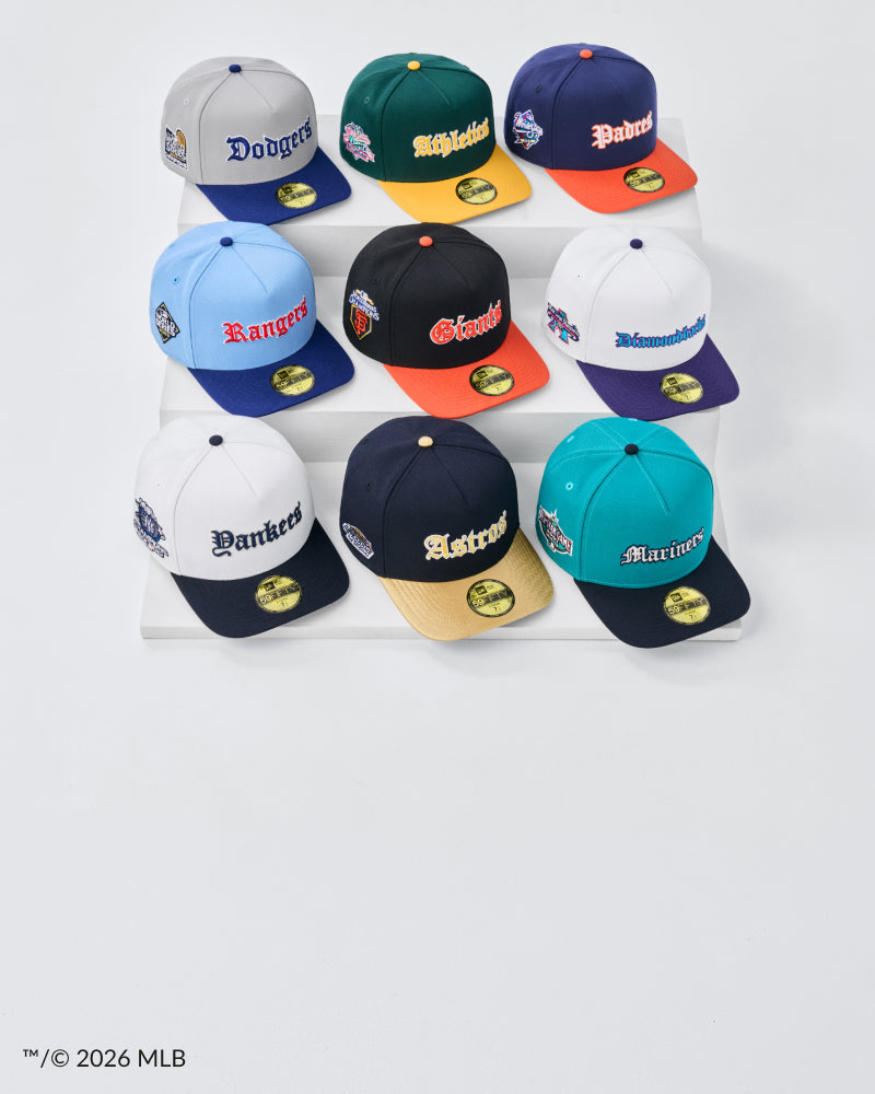 Shop the Just Caps MLB® Gothic Script Collection