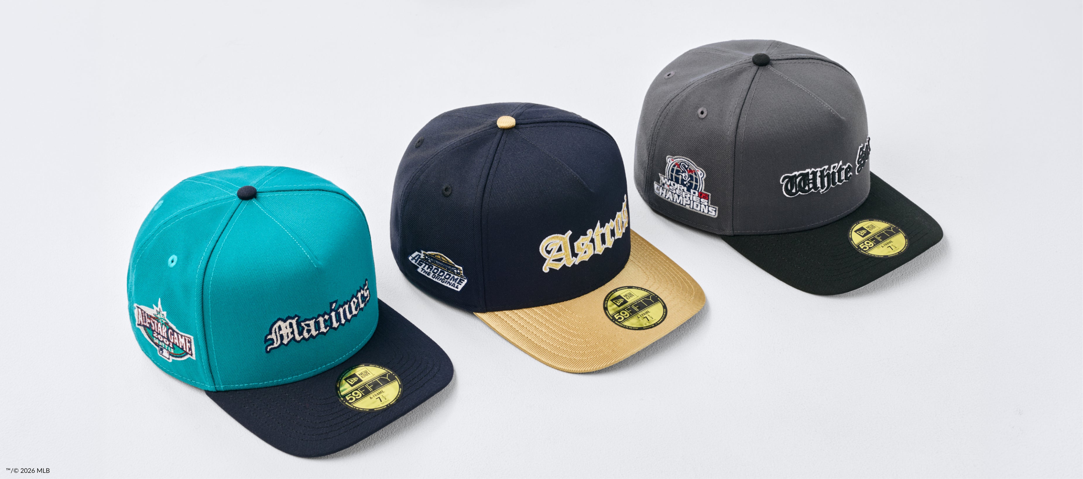 Shop the Just Caps MLB® Gothic Script Collection