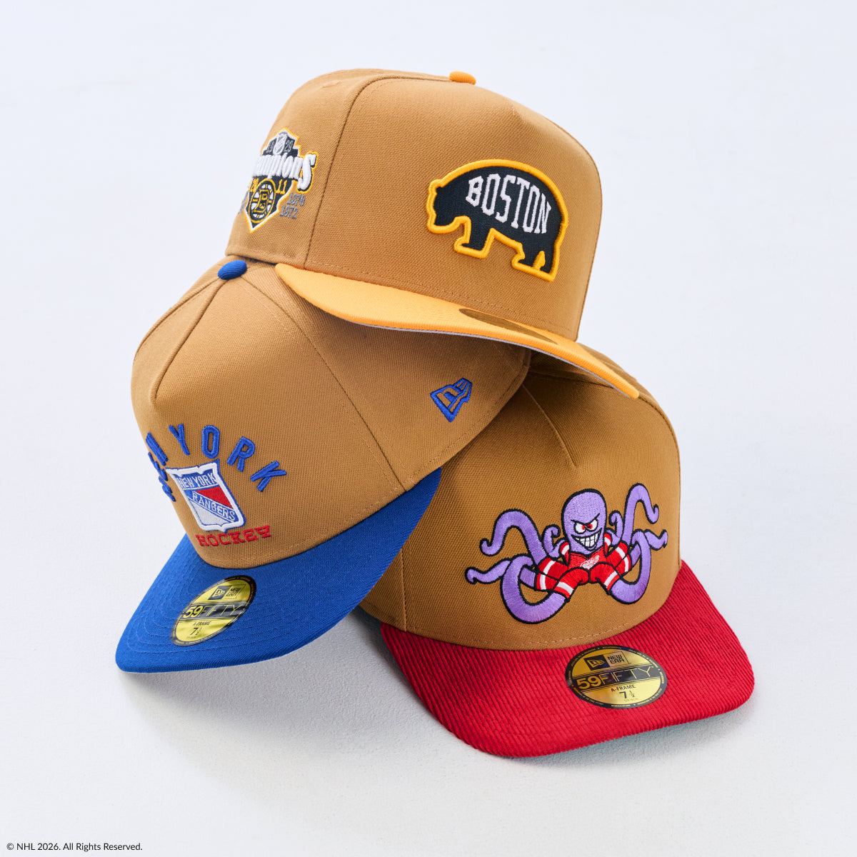 Shop the Just Caps NHL Golden Pack collection
