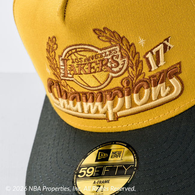 Shop Just Caps NBA Trophy Yellow