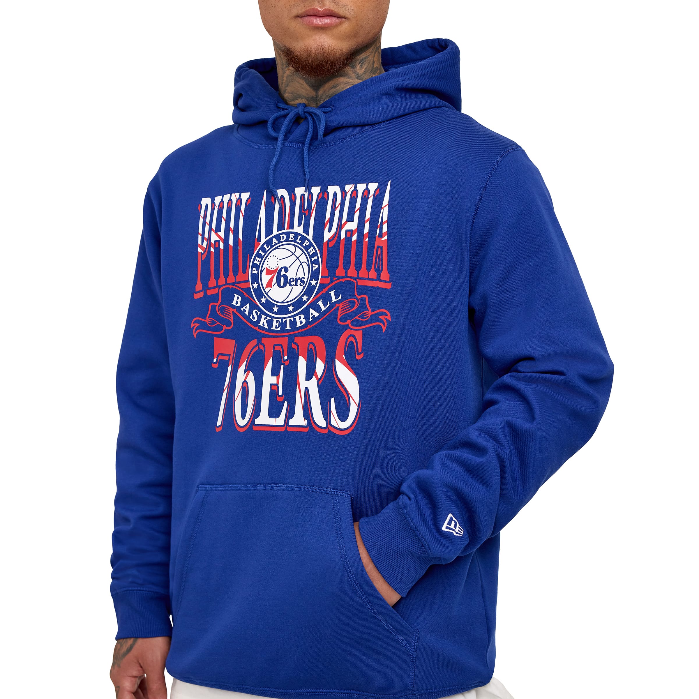 Philadelphia 76ers Sport Classics Blue Hoodie â New Era Cap