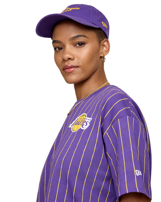Los Angeles Lakers Throwback Women's T-Shirt - New Era Cap