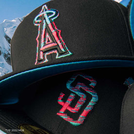 Los Angeles Angels and San Diego Padres Mountain Peak 59FIFTY Fitteds