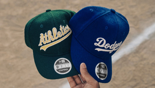<p>Give your look an upgrade with Melton wool, genuine leather, and bronze hardware. Ballpark Classices is available now in two Retro Crown styles and a matching hoodie.</p>