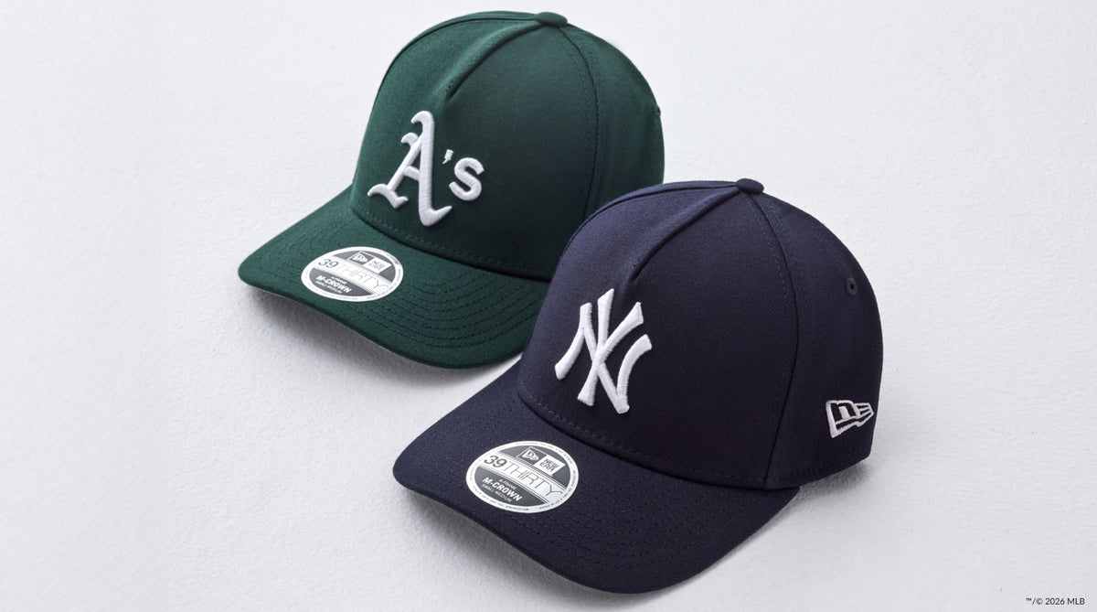 Shop the latest silhouette, the 39THIRTY® M-Crown and 39THIRTY® M-Crown A-Frame