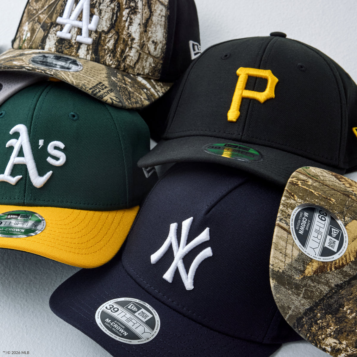 New Era Cap Black Fitted Long Brim Hat