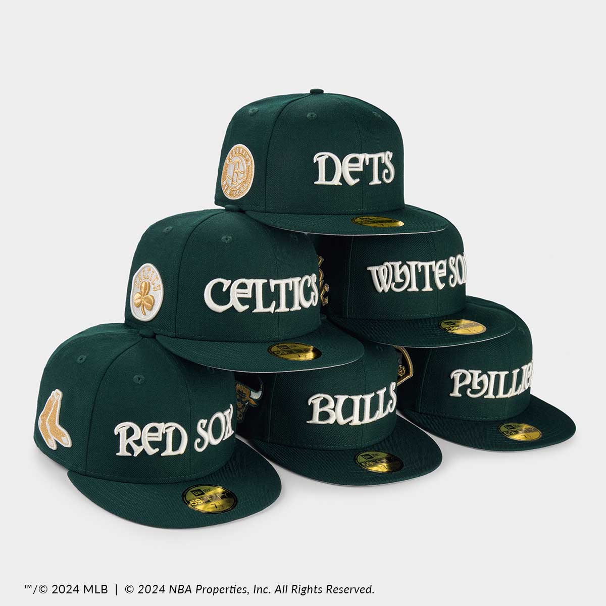 Shop select MLB and NBA teams from Just Caps Dark Green Wool 