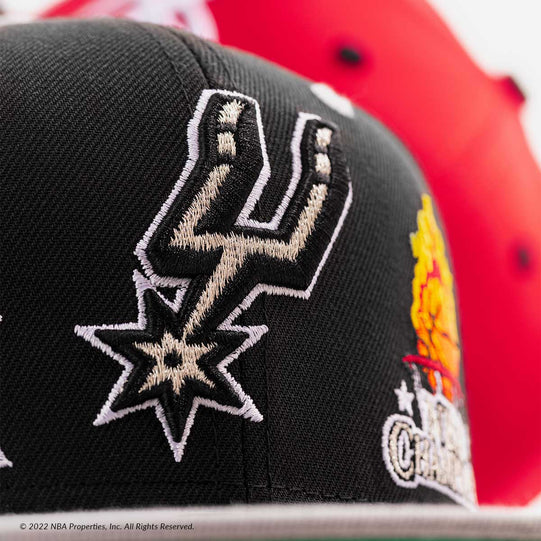 black San Antonio Spurs hat
