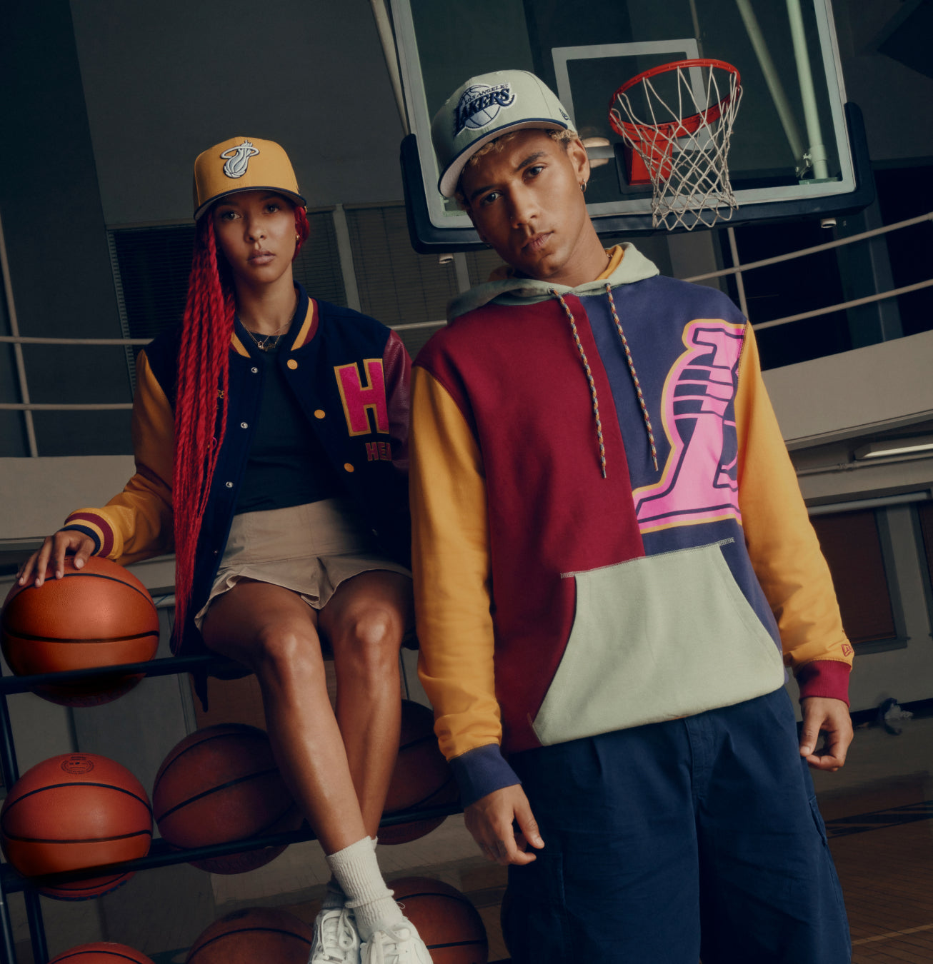 <p>NBA Colorpack features men’s and women’s apparel with matching headwear in select teams.</p>