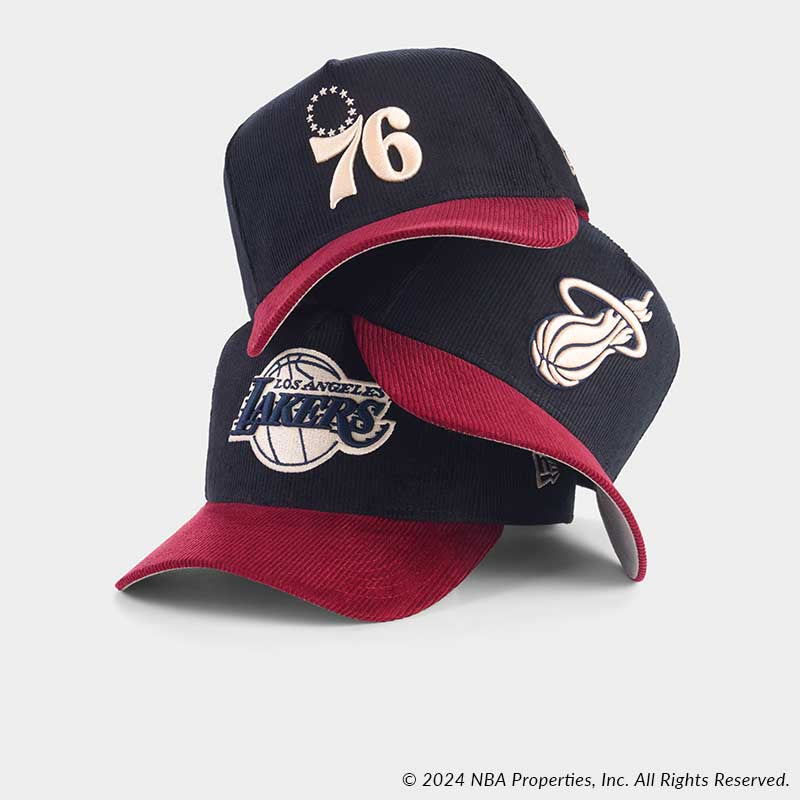 Shop NBA Navy Cord 9FORTY A-Frames in select teams