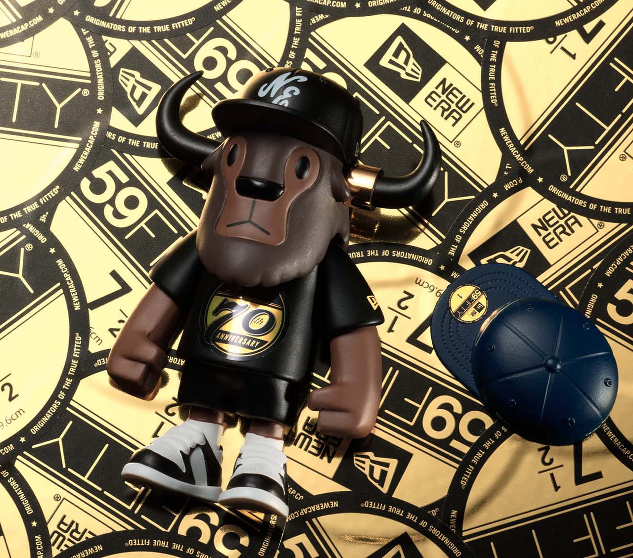 Shop the limited edition FFALO figurine from the 59FIFTY Day 70th Anniversary Collection