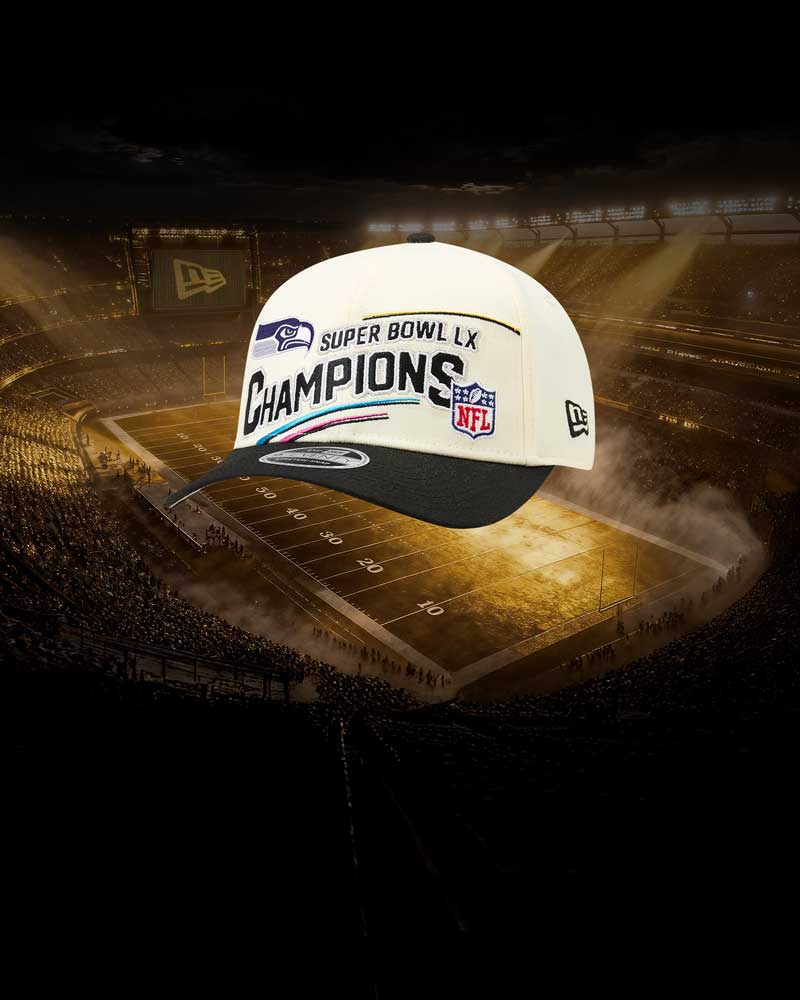 Shop the Super Bowl LX Champions Collection at New Era Cap.