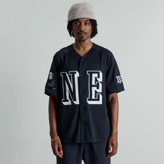 Warren Navy Raglan Baseball Jersey - New Era Cap
