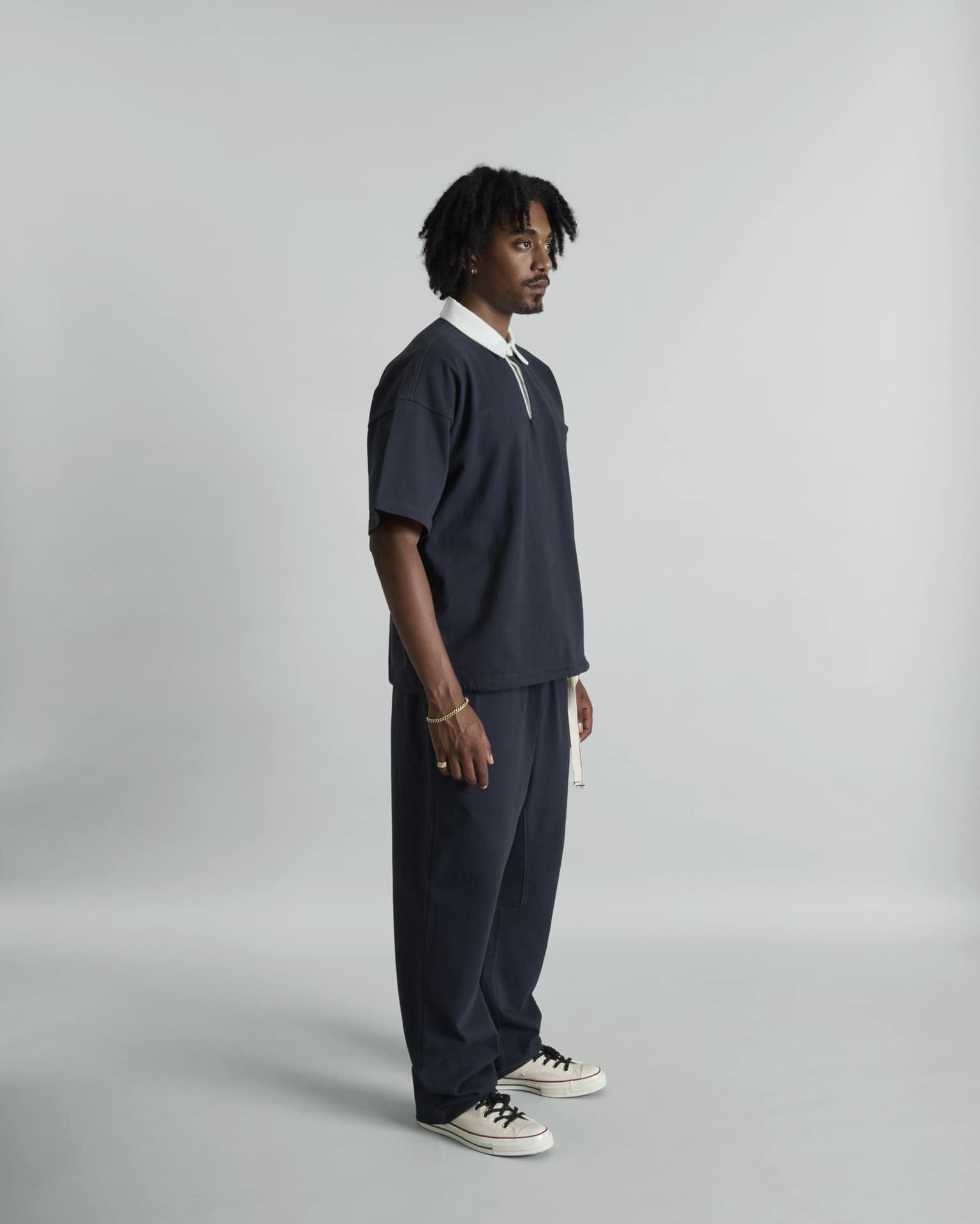 Alden Navy Rugby Shirt