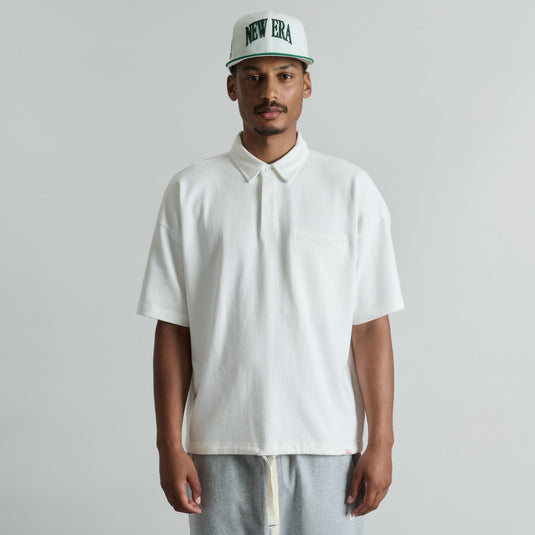 Alden College White Rugby Shirt - New Era Cap