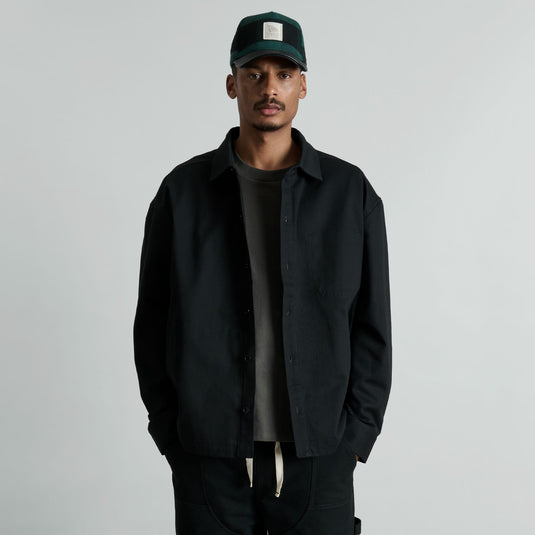Ellicott Black Shirt Jacket - New Era Cap