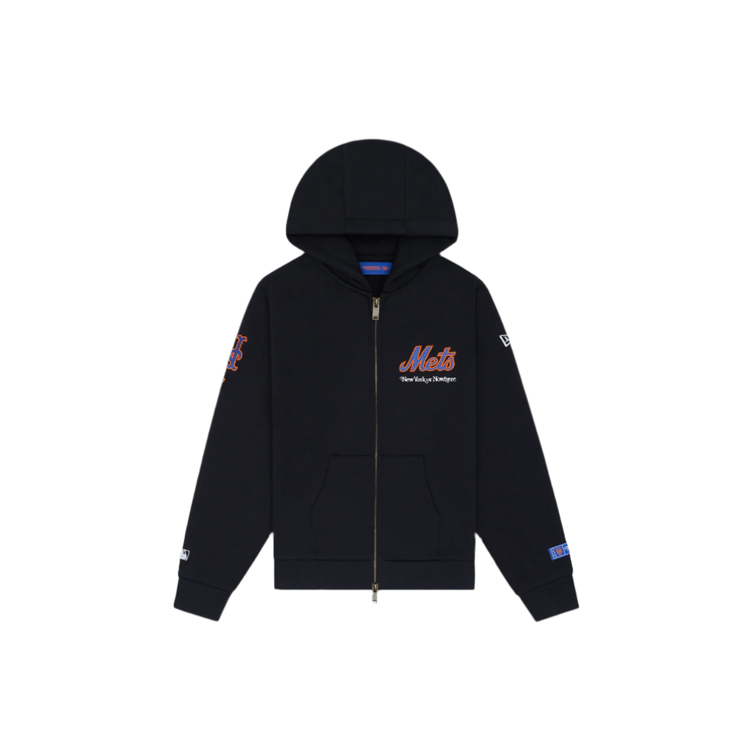 New York or Nowhere x New York Mets Youth Black Full-Zip Hoodie