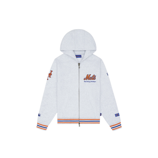 New York or Nowhere x New York Mets Youth White Full-Zip Hoodie - New Era Cap