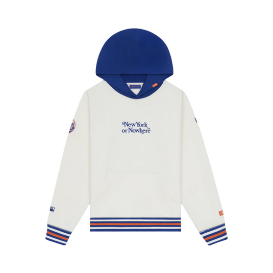 New York or Nowhere x New York Mets Chrome White Motto Hoodie - New Era Cap
