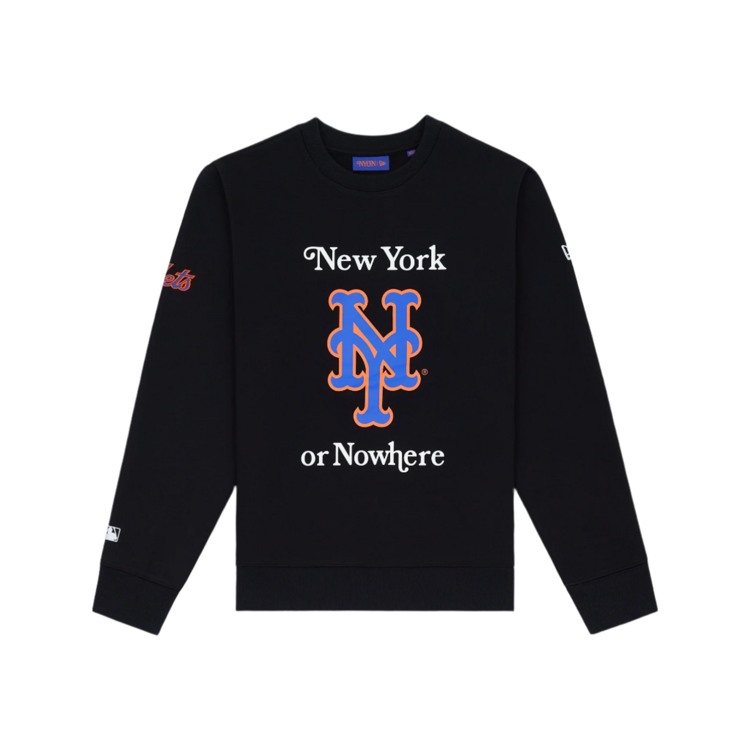 New York or Nowhere x New York Mets Black Crewneck