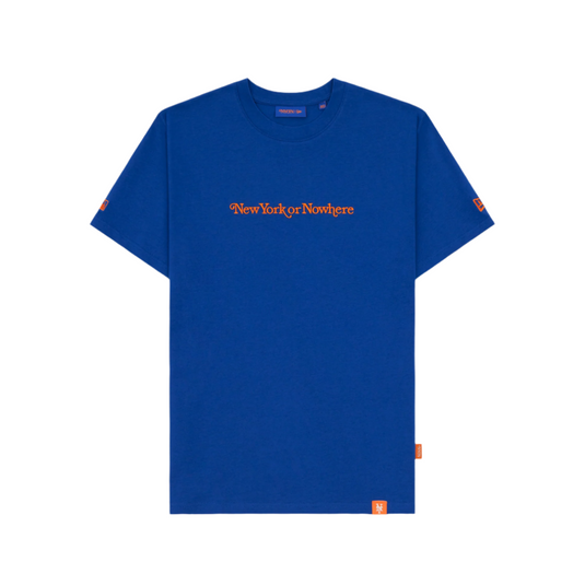 New York or Nowhere x New York Mets Light Royal T-Shirt - New Era Cap