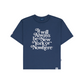New York or Nowhere x New York Yankees Navy Relaxed Motto Short-Sleeve T-Shirt