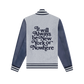 New York or Nowhere x New York Yankees Heather Gray Motto Varsity Jacket