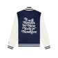 New York or Nowhere x New York Yankees Navy Motto Varsity Jacket