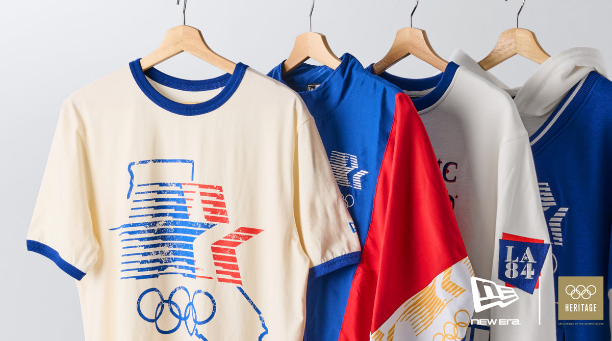 Shop the latest headwear and apparel from the 1984 Olympic Heritage Collection