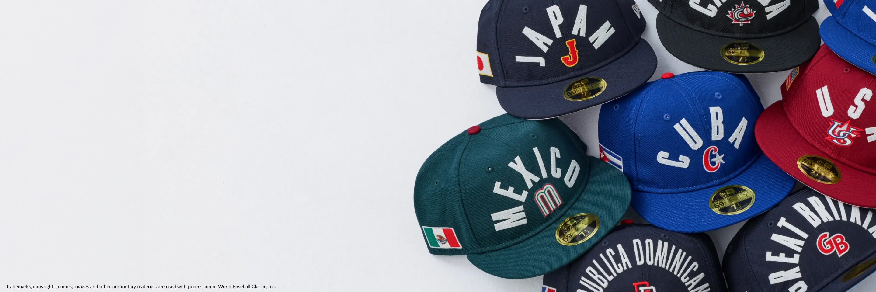 Shop the latest from World Baseball Classic headwear